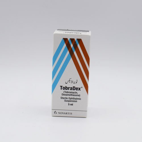 Novartis TobraDex Tobramycin Dexamethasone Sterile Ophthalmic